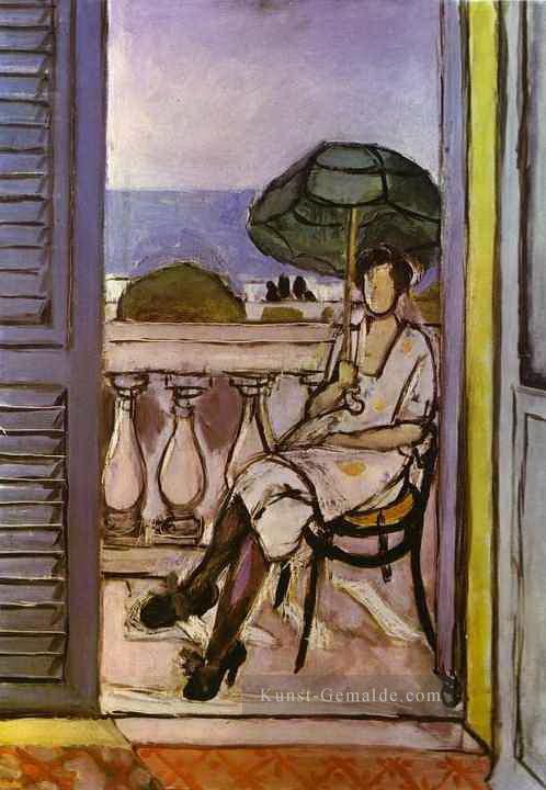 Frau mit Regenschirm 1919 abstrakte fauvism Henri Matisse Ölgemälde